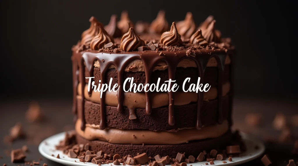 Triple Chocolate Cake